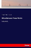 Miscellaneous Prose Works