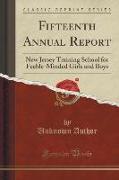 Fifteenth Annual Report