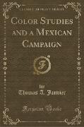 Color Studies and a Mexican Campaign (Classic Reprint)