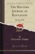 The Western Journal of Education, Vol. 22
