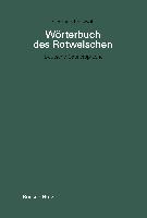 Wörterbuch des Rotwelschen / Wörterbuch des Rotwelschen