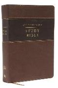 NKJV, Apply the Word Study Bible, Large Print, Imitation Leather, Brown, Indexed, Red Letter Edition
