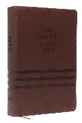 KJV, Word Study Bible, Imitation Leather, Brown, Indexed, Red Letter Edition: 1,700 Key Words That Unlock the Meaning of the Bible