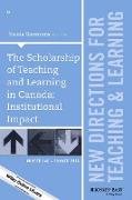 The Scholarship of Teaching and Learning in Canada: Institutional Impact