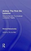 Acting: The First Six Lessons