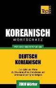 Wortschatz Deutsch-Koreanisch Für Das Selbststudium - 7000 Wörter