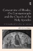 Constantine of Rhodes, On Constantinople and the Church of the Holy Apostles