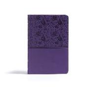 CSB Giant Print Reference Bible, Purple Leathertouch