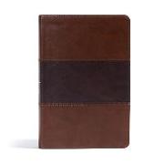 CSB Giant Print Reference Bible, Saddle Brown Leathertouch