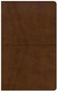 KJV Ultrathin Reference Bible, Brown Deluxe Leathertouch
