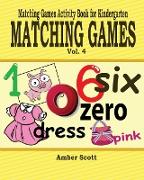 Matching Games ( Matching Games Activity Book for Kindergarten) - Vol. 4