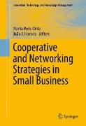 Cooperative and Networking Strategies in Small Business
