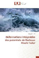 Déformations intégrables des potentiels de Darboux Pöschl Teller