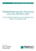 Volleyball international in Forschung und Lehre 2013 bis 2015