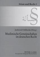 Muslimische Gemeinschaften im deutschen Recht