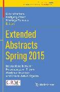 Extended Abstracts Spring 2015