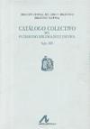 Catálogo colectivo del patrimonio bibliográfico español s.XIX : Indices