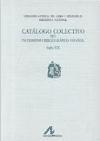 Catálogo colectivo patrimonio bibliográfico español s. XIX : Alo-Arb