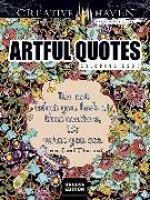 Creative Haven Deluxe Edition Artful Quotes Coloring Book