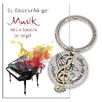 Schlüsselanhänger »Musik ist die Sprache der Engel«