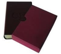 Evangelisches Gesangbuch (EG 44) - Taschenausgabe Leder rot mit Goldschnitt im Schuber