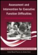 Assessment and Intervention for Executive Function Difficulties