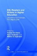 ESL Readers and Writers in Higher Education