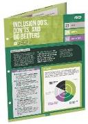 Inclusion Do's, Don'ts, and Do Betters (Quick Reference Guide 25-Pack)