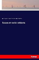 Essays on social subjects