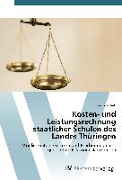 Kosten- und Leistungsrechnung staatlicher Schulen des Landes Thüringen
