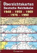 Übersichtskarten der Deutschen Reichsbahn 1948 - 1959 - 1969 - 1976 - 1990