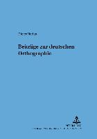 Beiträge zur deutschen Orthographie