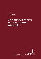 Der Consulting-Vertrag im Internationalen Privatrecht
