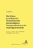 Der Schutz grundlegender Menschenrechte durch kollektive Zwangsmaßnahmen der Staatengemeinschaft