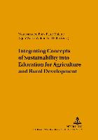 Integrating Concepts of Sustainability into Education for Agriculture and Rural Development