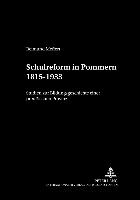 Schulreform in Pommern 1815-1933