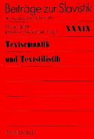 Textsemantik und Textstilistik