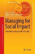 Managing for Social Impact
