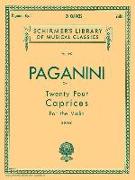 24 Caprices, Op. 1: Schirmer Library of Classics Volume 1663 Violin Solo