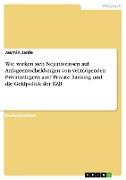 Wie wirken sich Negativzinsen auf Anlageentscheidungen von vermögenden Privatanlegern aus? Private Banking und die Geldpolitik der EZB