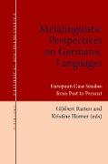 Metalinguistic Perspectives on Germanic Languages