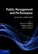 Public Management and Performance