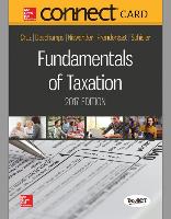 Connect Access Card for Fundamentals of Taxation 2017 Ed, 10e