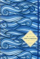 Sketchbook: Blue Swirls: 128-Page Unlined Pages