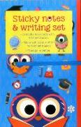 Sticky Notes and Writing Set: School Monsters: Fabulous Wallet-Style Folder Containing 13 Sticky Notepads, a Tear-Off Writing Pad, and Storage Envelop