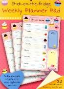 Stick-On-The-Fridge Weekly Planner Pad: Cupcakes: 52 Tear-Off Sheets for Planning Round the Year