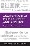 Analysing social policy concepts and language