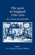 The poor in England 1700-1850