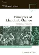 Principles of Linguistic Change, Volume 1