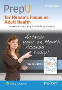 Prepu for Honan's Focus on Adult Health